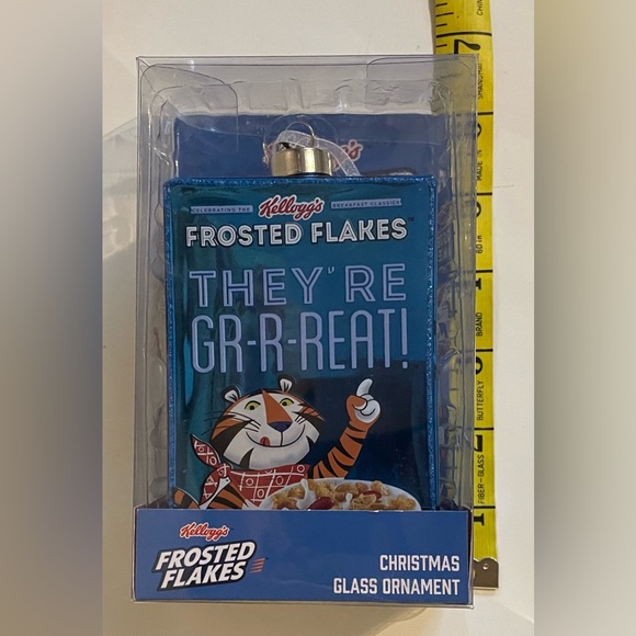 Kat + Annie 5.0” Frosted Flakes Ornament Tony The Tiger Kelloggs Tree Ornaments - Picture 5 of 7